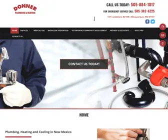 Donnerplumbing.com(Heating & Plumbing) Screenshot