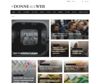 Donnesulweb.it(Donne sul web) Screenshot