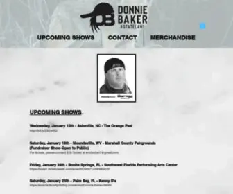 Donniebaker.com(Donnie Baker) Screenshot