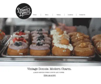 Donniesdonuts.com(Donnie's Donuts) Screenshot