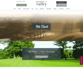 Donningtonvalleygolfclub.co.uk(Golf Hotels in Berkshire) Screenshot