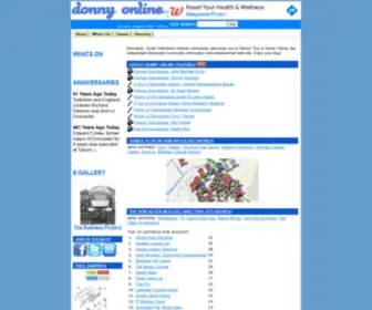 Donny.co.uk(Doncaster Internet Entertainment Guide) Screenshot