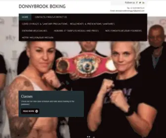 Donnybrookboxing.com(DonnyBrook Boxing) Screenshot