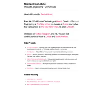 Donohoe.dev(Michael Donohoe) Screenshot
