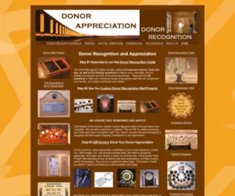 Donorappreciation.com(Donor Recognition Walls) Screenshot