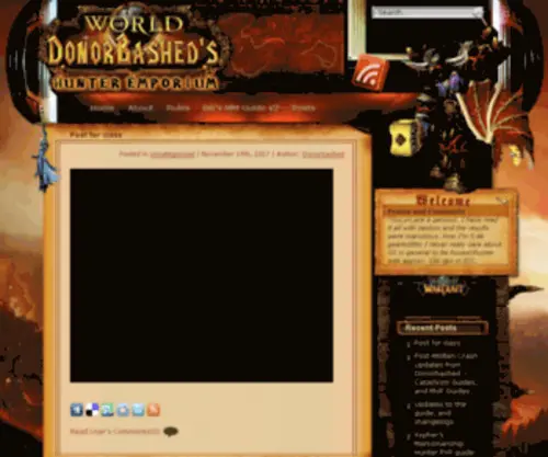 Donorbashed.com(Donorbashed\'s Hunter Emporium) Screenshot