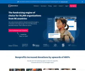 Donorbox.org(Free Donate Button) Screenshot