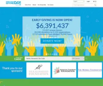 Donorbridgetx.org(North Texas Giving Day) Screenshot