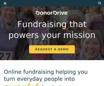 Donordrive.com(Donor drive) Screenshot