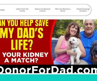 Donorfordad.com(Donorfordad) Screenshot