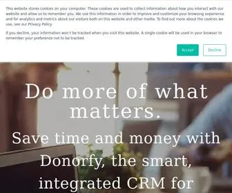 Donorfy.com(Fundraising CRM) Screenshot