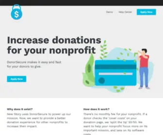 Donorsecure.com(DonorSecure DonorSecure) Screenshot