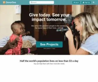 Donorsee.com(DonorSee) Screenshot