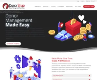 Donorsnap.com(Online Donation platform & Fundraising Software Nonprofits) Screenshot