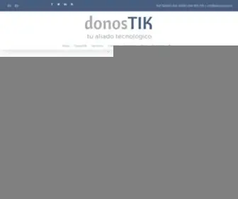 Donostik.com(Páginas) Screenshot