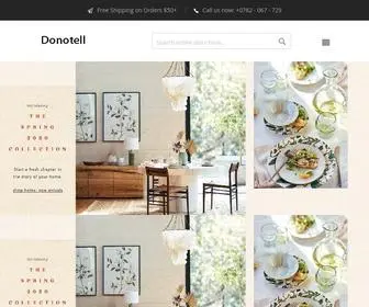 Donotell.com(Kitchen Collection & Dining Collection) Screenshot