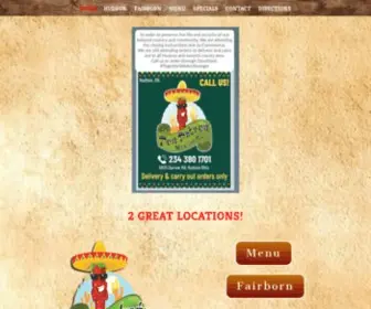 Donpatronhudson.com(Don Patron Mexican Grill of Hudson) Screenshot