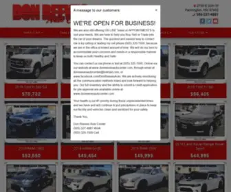 Donreevesautocenter.com(Donreevesautocenter) Screenshot