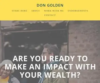 Donrgolden.com(Don Golden) Screenshot