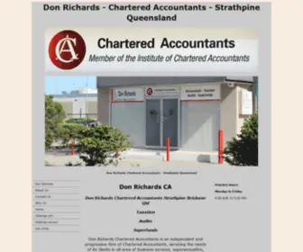 Donrichards.com.au(Don Richards Chartered Accountants Strathpine Brisbane) Screenshot