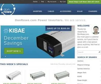 Donrowe.com(Power Inverters) Screenshot