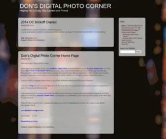 Dons-Digital-Photo-Corner.com(Don's Digital Photo Corner) Screenshot