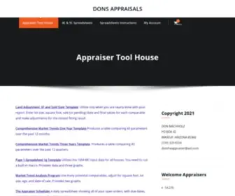 Donsappraisals.com(DONS APPRAISALS) Screenshot