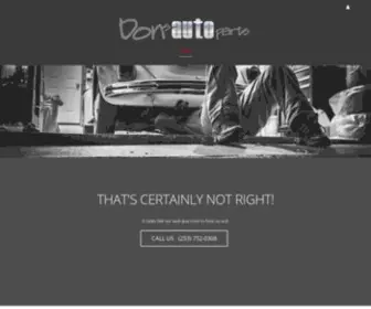 Donsautoparts.com(Don's Auto Parts) Screenshot
