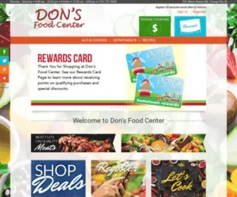 Donsfoodcenter.com(Don's Food Center) Screenshot