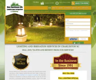 Donspellmanirrigationandlighting.com(Irrigation Service by Don Spellman Inc Irrigation & Lighting in Charleston) Screenshot