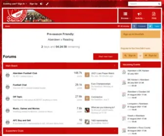 Donstalk.co.uk(Aberdeen FC Forum) Screenshot
