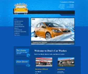 DonsXpresswash.com(Don's Car Washes) Screenshot