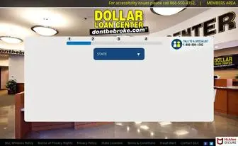 Dontbebroke.net(Dollar Loan Center) Screenshot