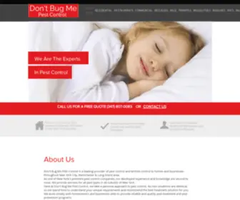 Dontbugmeinc.com(Exterminators Near Me) Screenshot