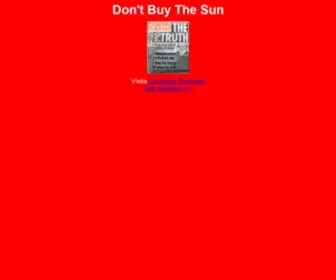 Dontbuythesun.co.uk(Buy) Screenshot