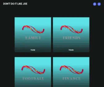 Dontdoitlikejoe.ch(Dontdoitlikejoe) Screenshot