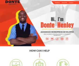 Dontehenley.com(Donte Henley) Screenshot