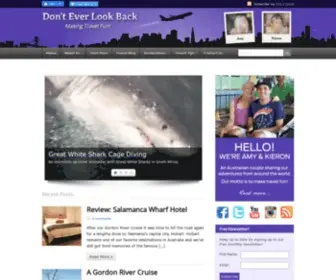 Donteverlookback.com(Round the World Travel Blog) Screenshot