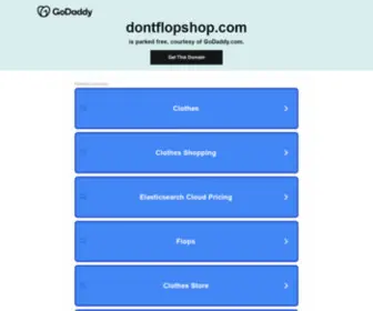Dontflopshop.com(Dontflopshop) Screenshot