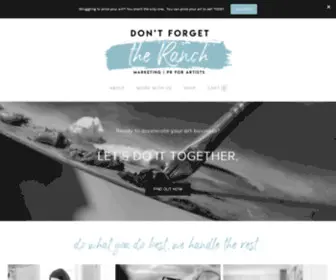 Dontforgettheranch.com(Don’t Forget The Ranch) Screenshot