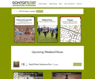 Dontgetlost.ca(DGL AdventureRunning) Screenshot