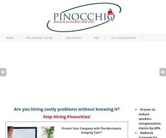 Donthirepinocchio.com(Pinocchio LLC) Screenshot