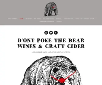 Dontpokethebear.com(D'Ont Poke the Bear) Screenshot