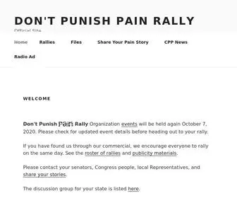 Dontpunishpainrally.com(Dontpunishpainrally) Screenshot