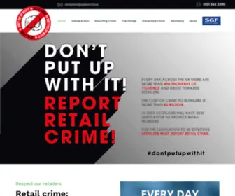 Dontputupwithit.scot(Retail crime) Screenshot