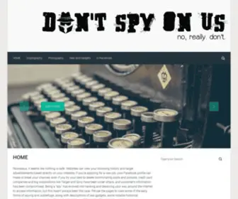 Dontspyon.us(Don’t Spy On Us) Screenshot