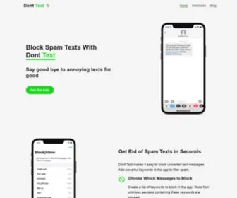 Donttext.app(Dont Text) Screenshot