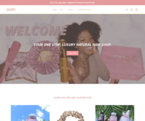 Donttouchmycurls.com(Donttouchmycurls) Screenshot