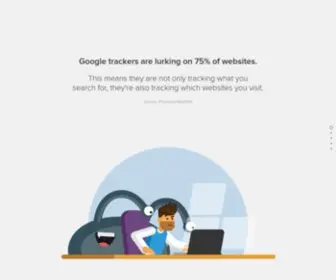 Donttrack.us(The Internet privacy company) Screenshot