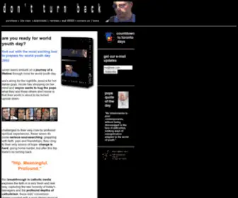 Dontturnback.com(Catholic) Screenshot